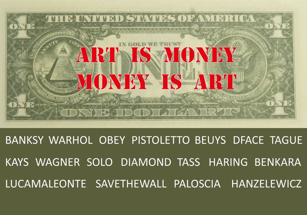 Art is money. Money is art